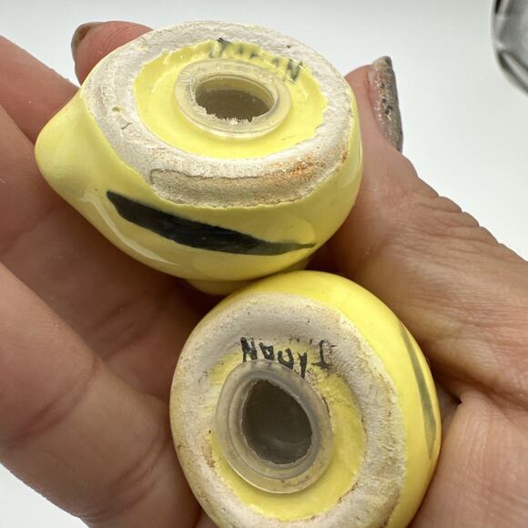 Vintage 1950's Chick Deviled Egg Cheese Platter With Salt Pepper Shakers - Picture 5 of 8